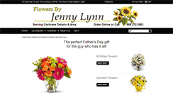 Desktop Screenshot of flowersbyjennylynn.com