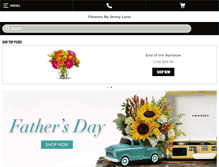 Tablet Screenshot of flowersbyjennylynn.com